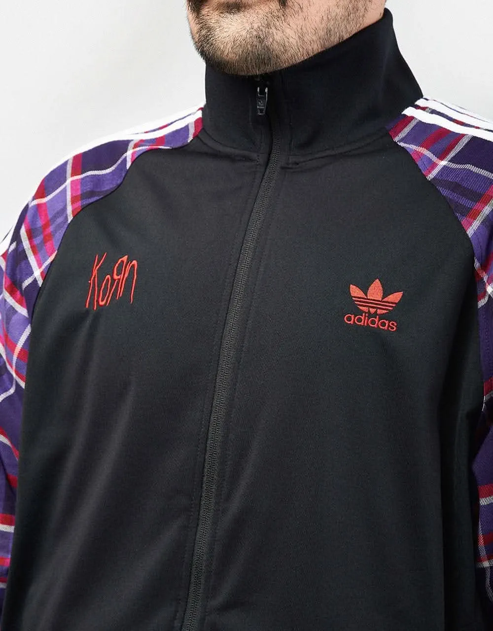 adidas x Korn Reversible Track Top - Black/Red-Multi