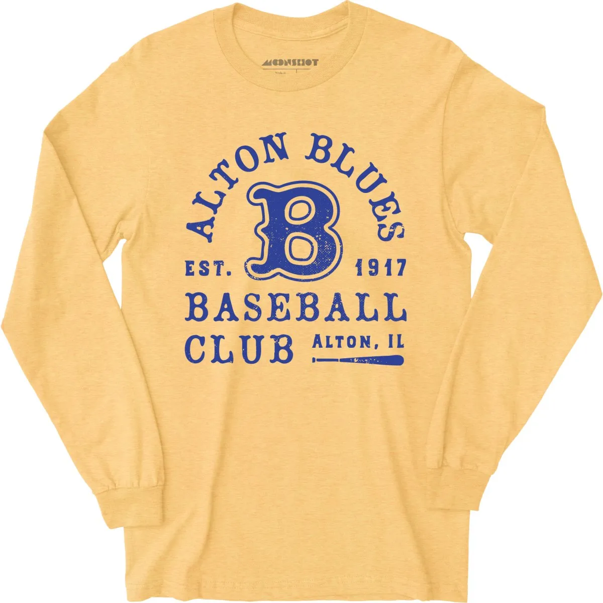 Alton Blues - Illinois - Vintage Defunct Baseball Teams - Long Sleeve T-Shirt