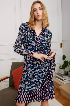 Anastasia Floral Pleated Dress