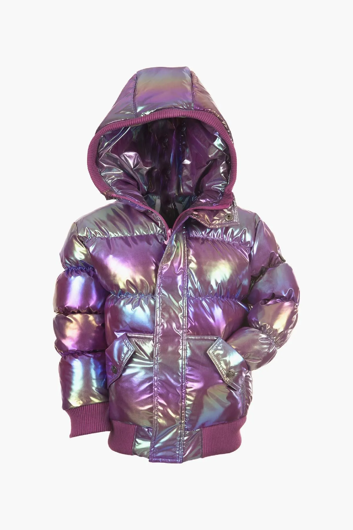 Appaman Puffy Kids Coat - Code Pink