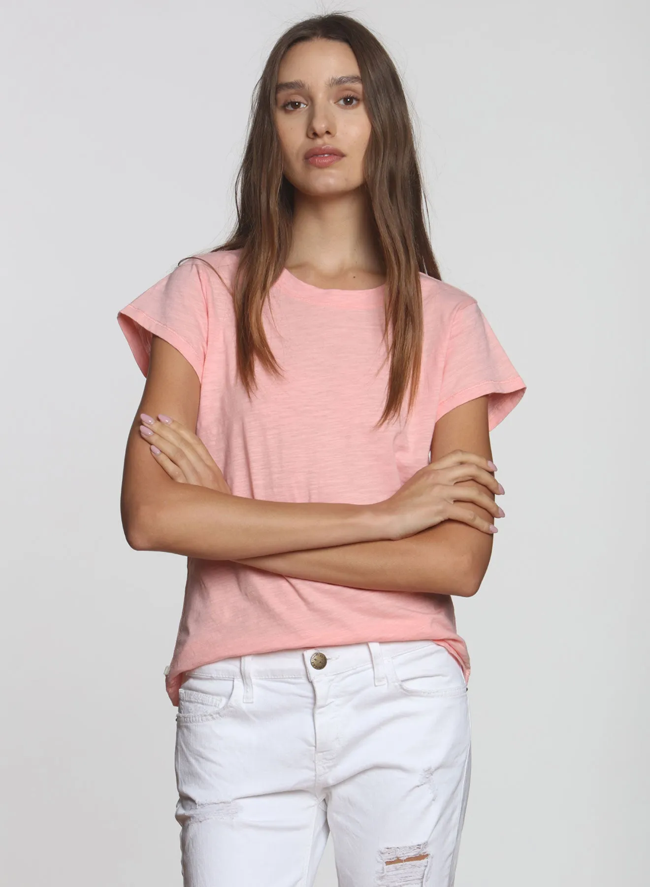 Ava Classic Tee - Sherbet