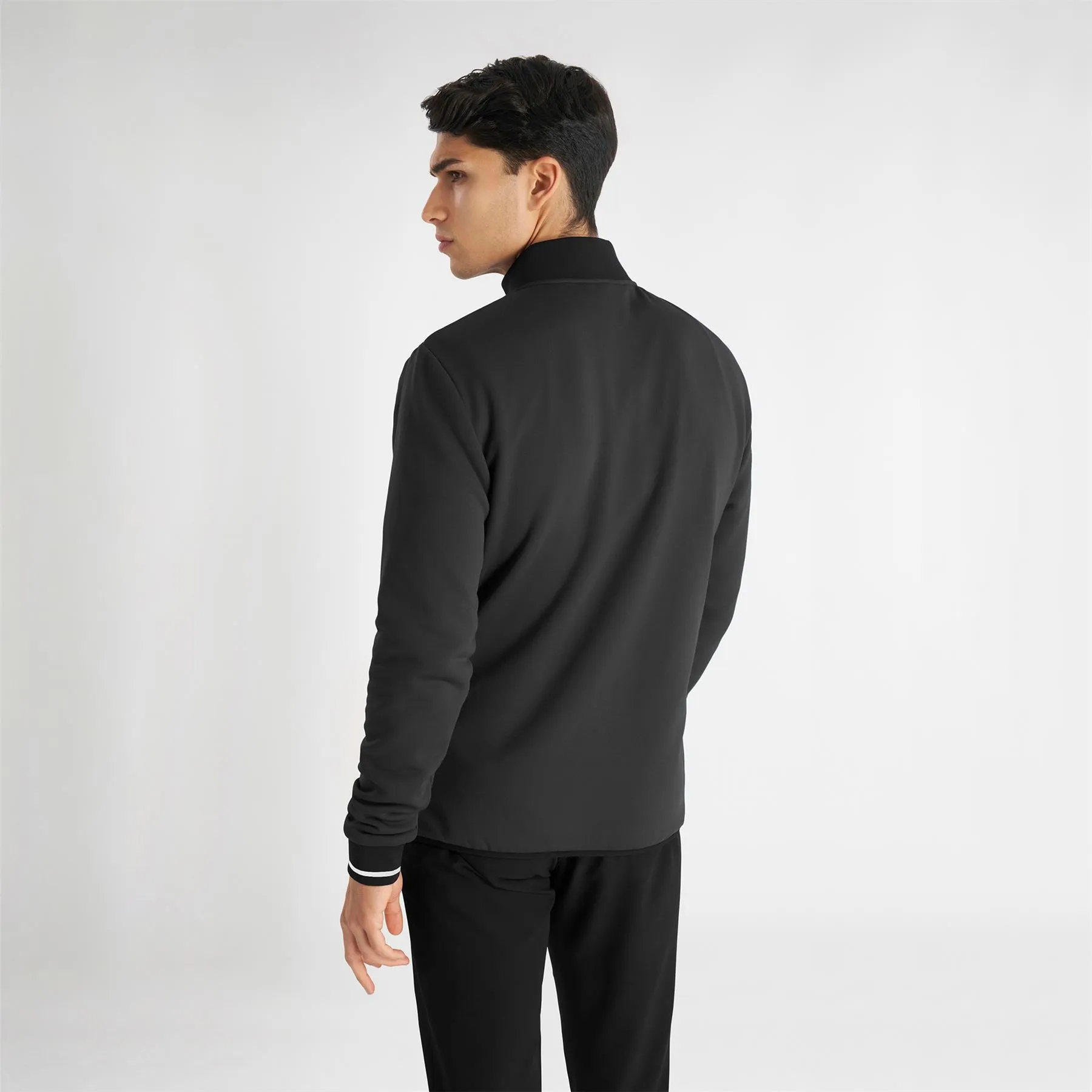 Baylor Creek Hybrid Half Zip Jacket Black - AW24