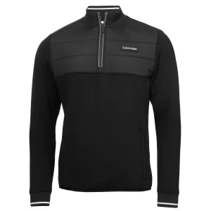 Baylor Creek Hybrid Half Zip Jacket Black - AW24