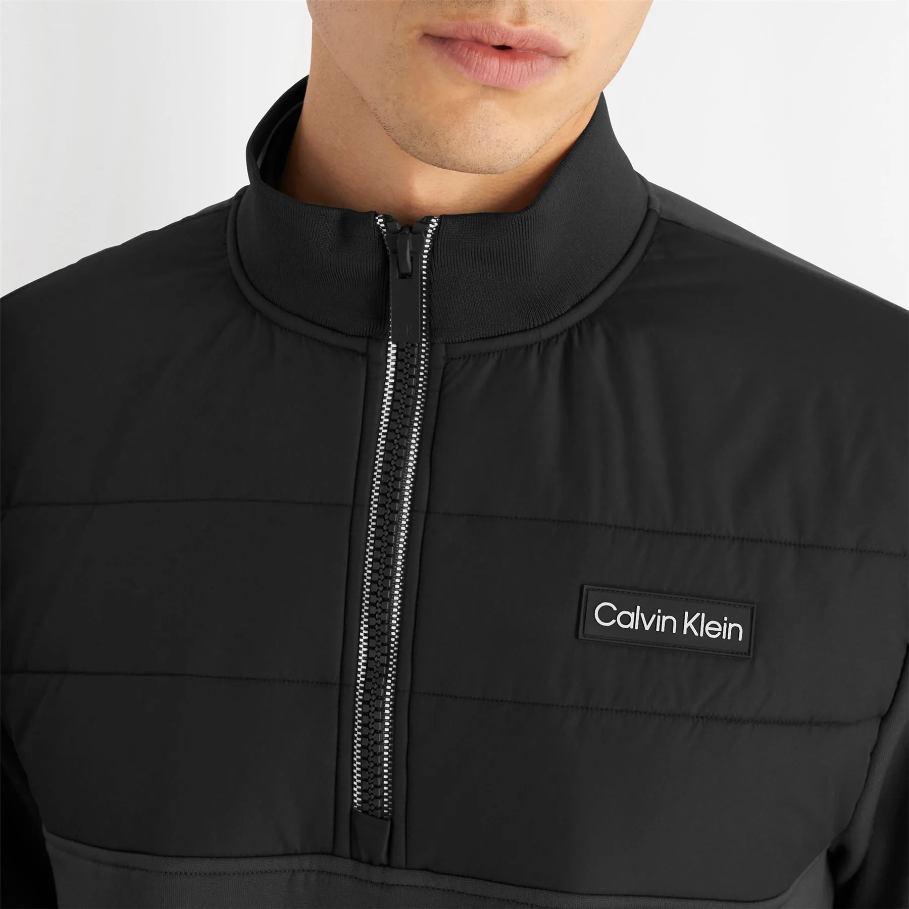 Baylor Creek Hybrid Half Zip Jacket Black - AW24