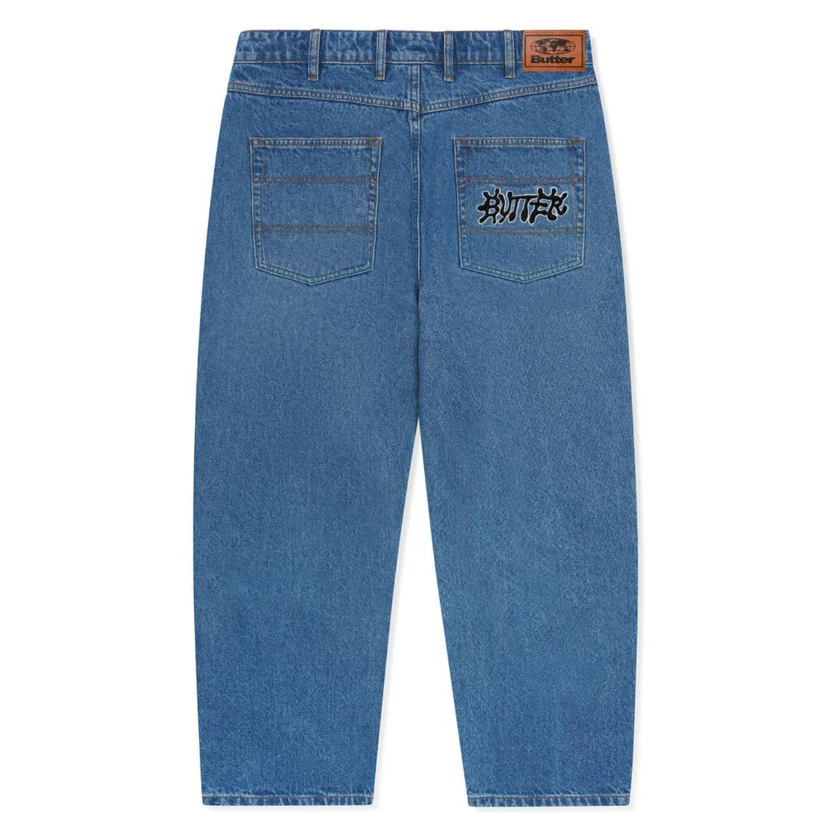 Butter Goods - Ink Denim Jeans Worn Blue