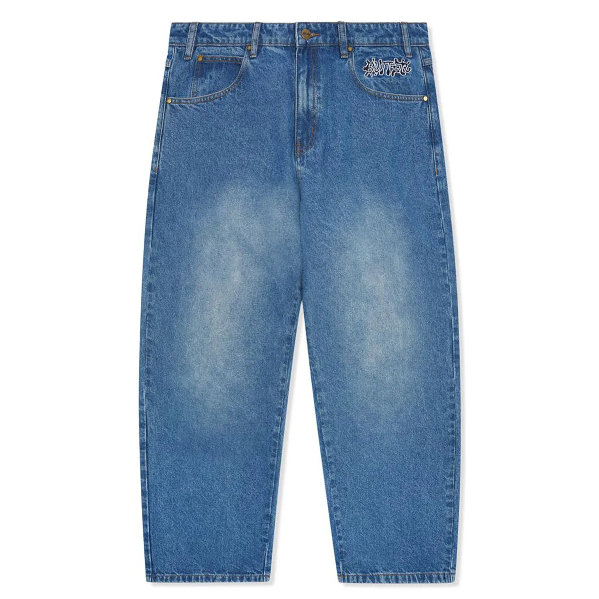 Butter Goods - Ink Denim Jeans Worn Blue