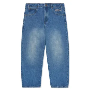 Butter Goods - Ink Denim Jeans Worn Blue