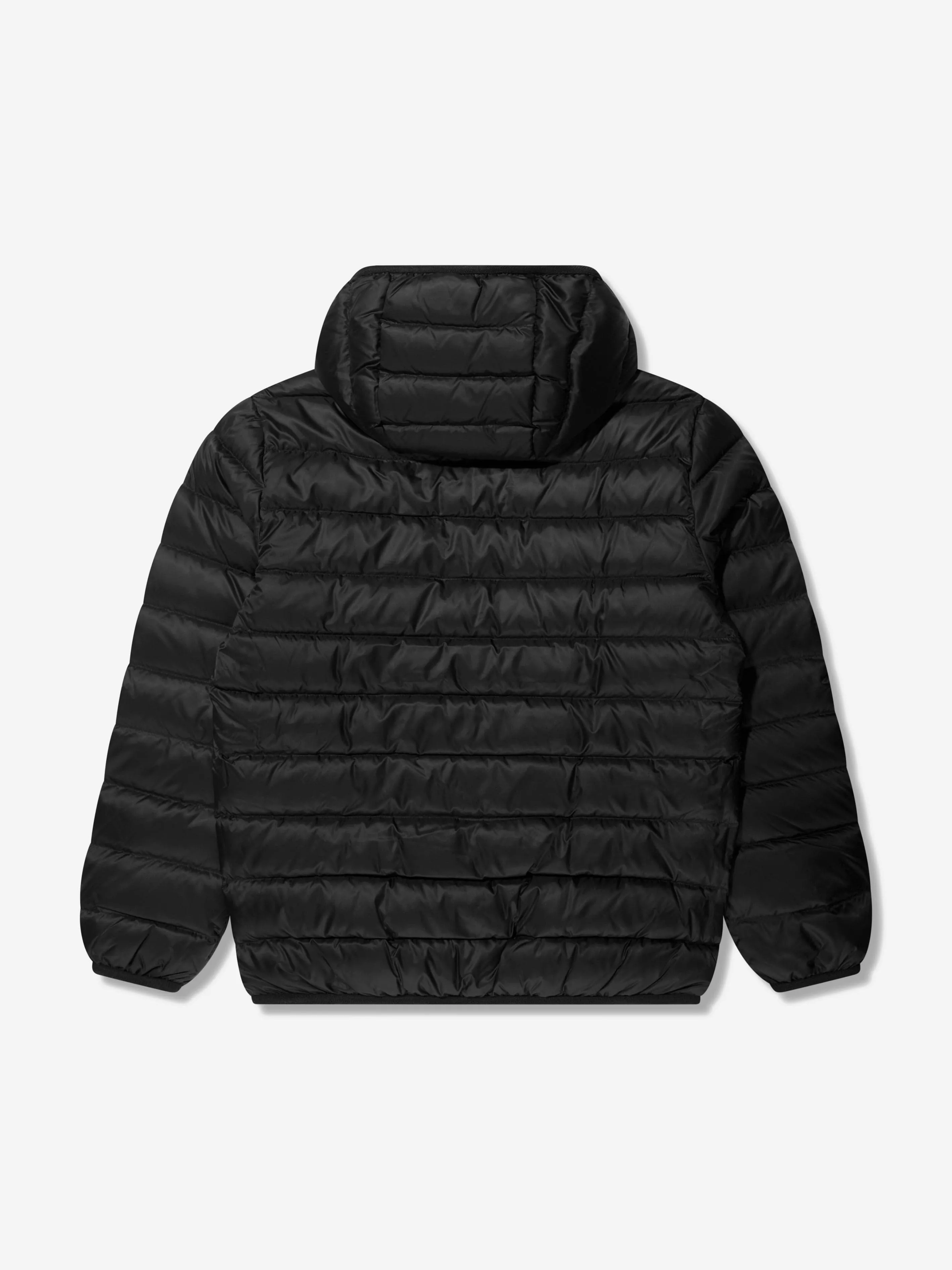 Calvin Klein Boys Down Padded Logo Jacket in Black