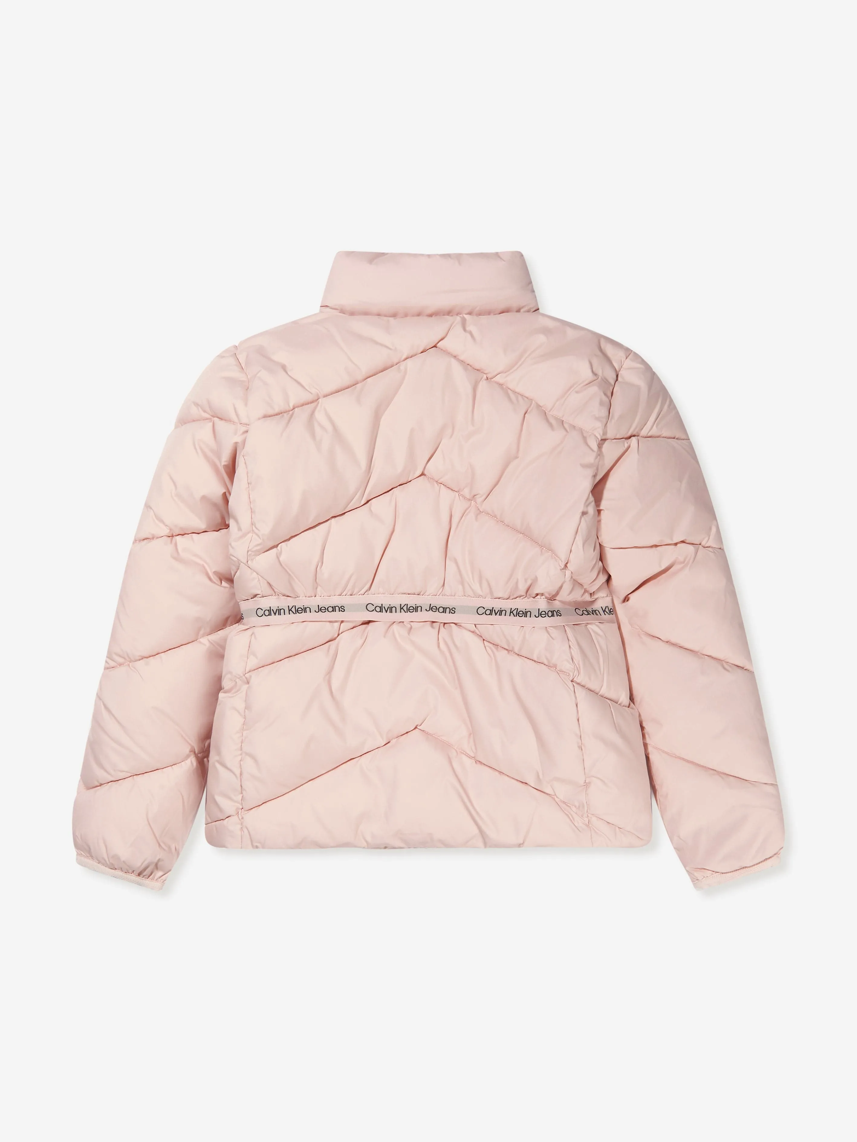 Calvin Klein Girls Logo Tape Light Jacket