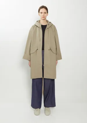 Coast Hooded Cotton Canvas Parka — Cord