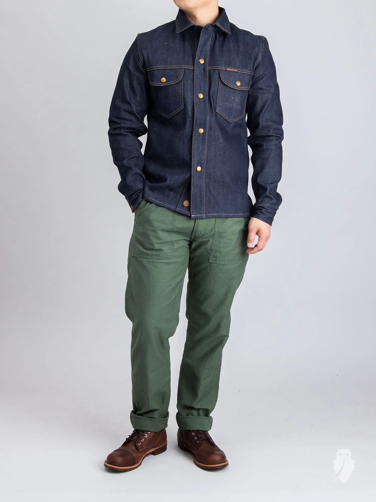 Copeland 13oz Denim Shirt in Indigo