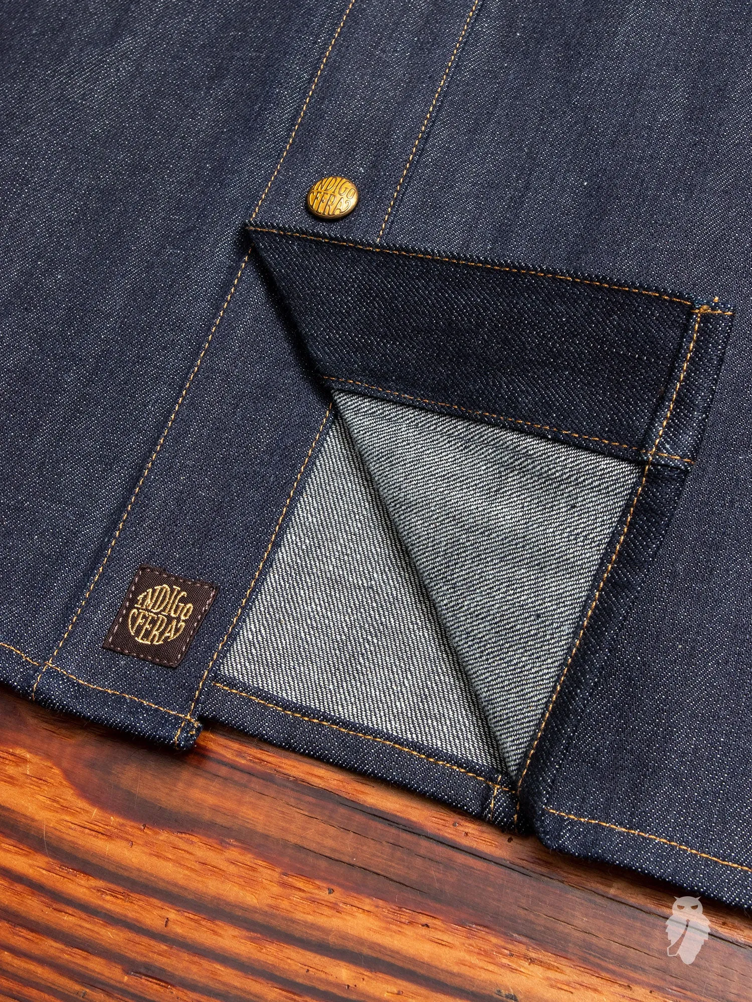 Copeland 13oz Denim Shirt in Indigo