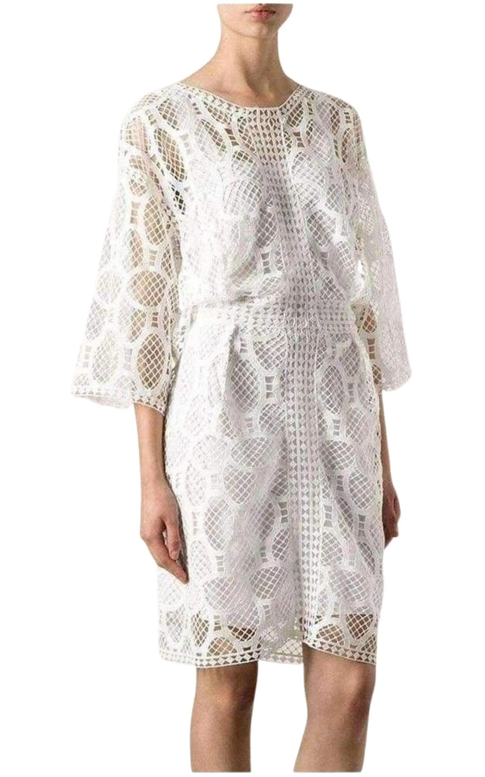 Crochet Lace Cotton Dress