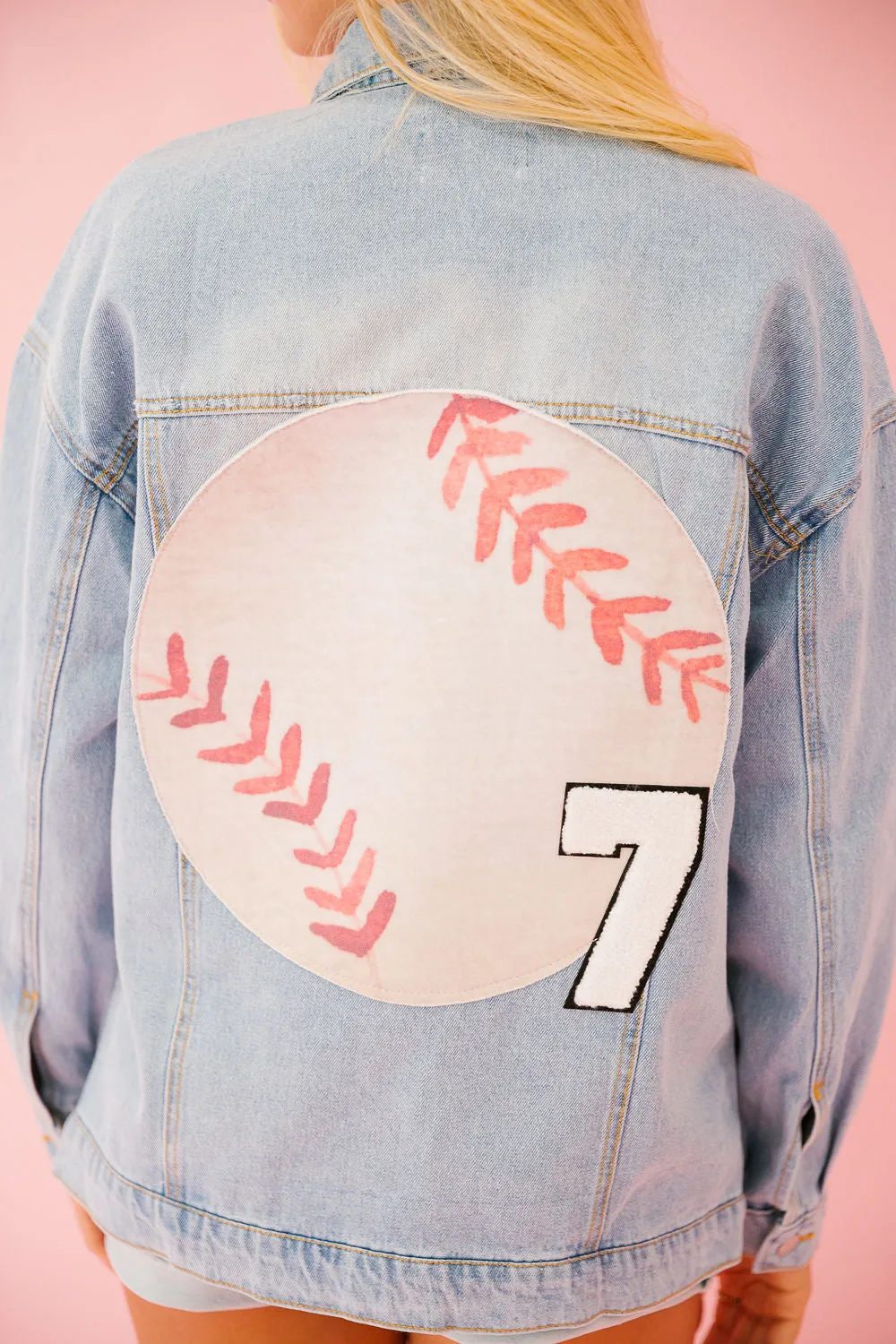 CUSTOM BASEBALL DENIM JACKET