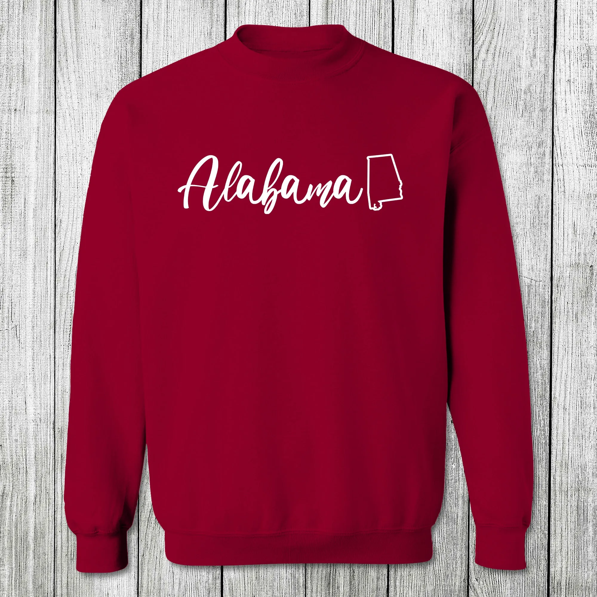 Daydream Tees Alabama Cardinal Red Sweatshirt