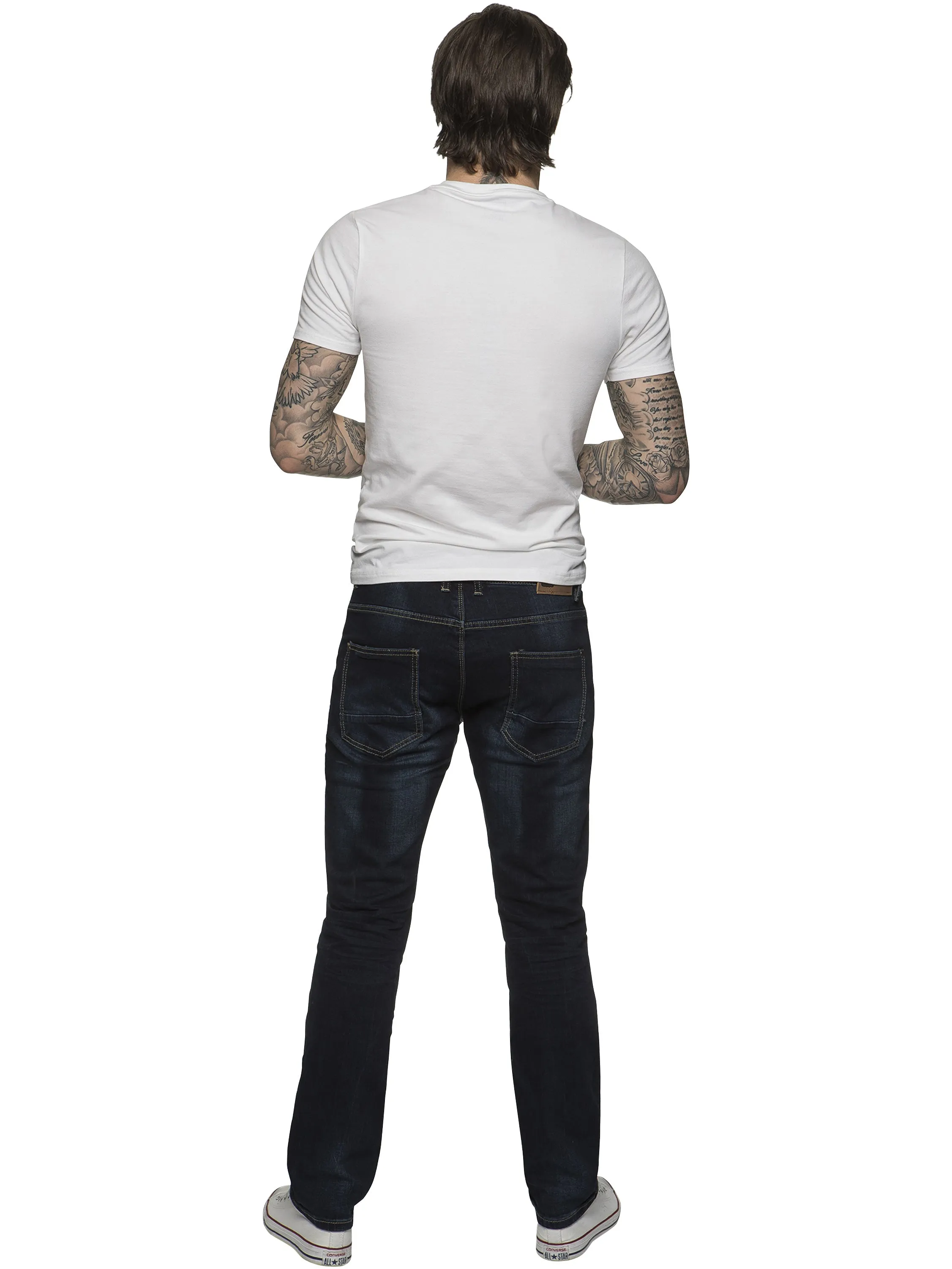 ETO | Mens Designer Tapered Fit Stretch Denim Jeans