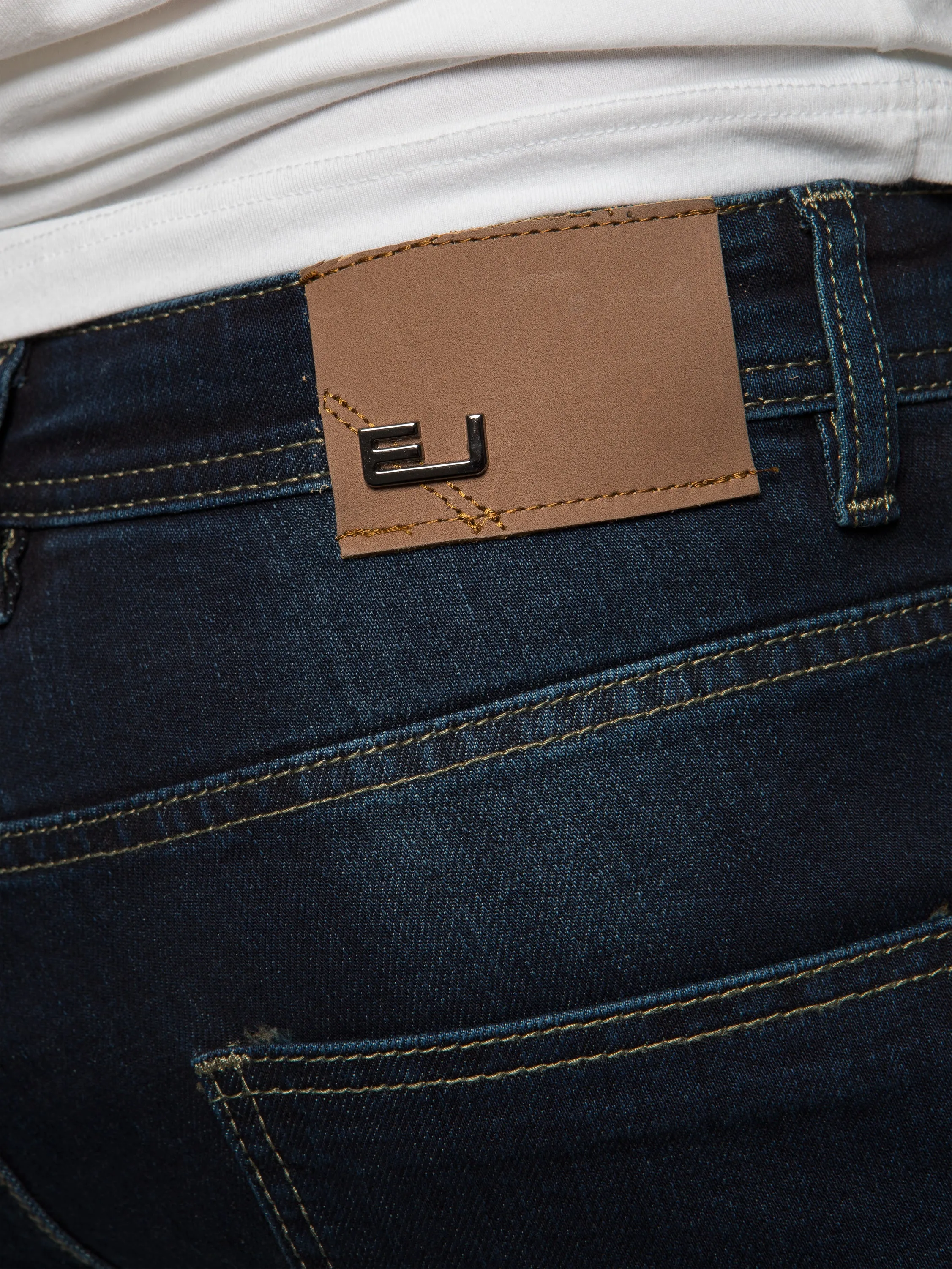 ETO | Mens Designer Tapered Fit Stretch Denim Jeans