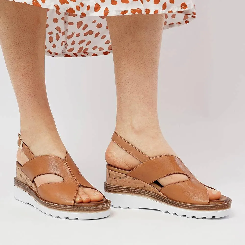 Filicia Coconut Leather Wedges