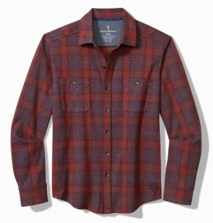 Fireside San Miguel Stretch Flannel Shirt in Rhododendron by Tommy Bahama