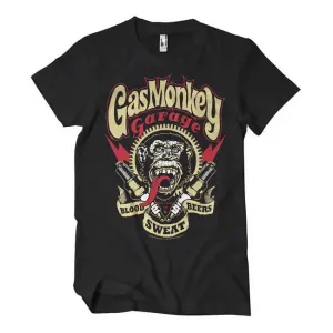 Gas Monkey Garage Spark Plugs T-Shirt Black