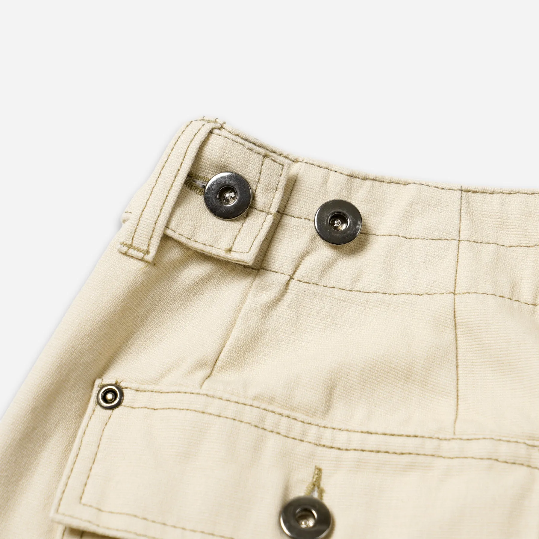 JUNGLE CLOTH DOUBLE KNEE PANT - CREAM