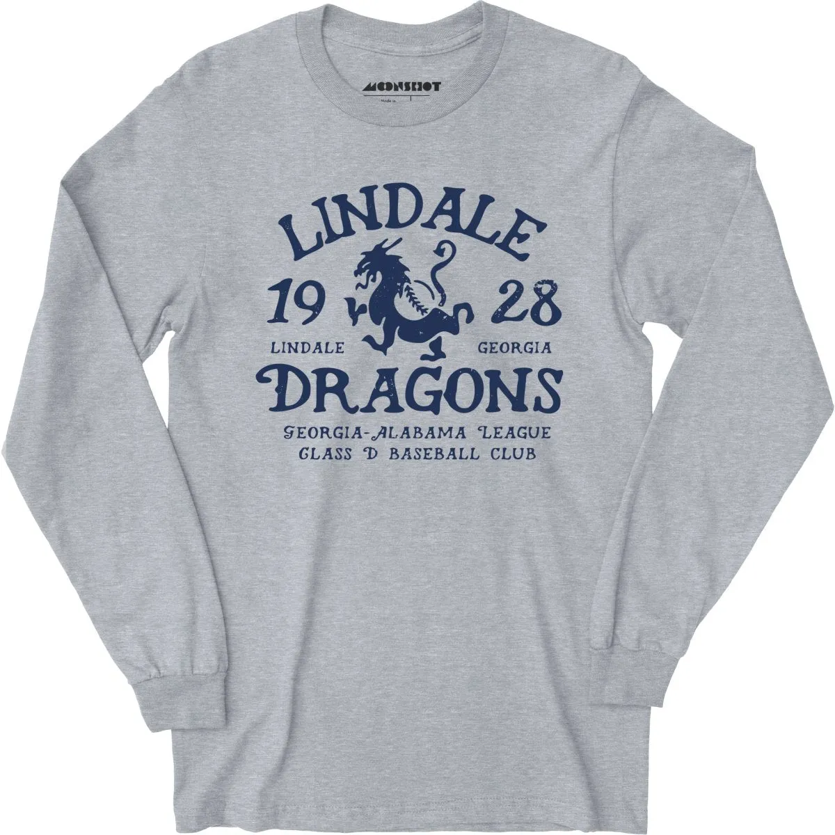 Lindale Dragons - Georgia - Vintage Defunct Baseball Teams - Long Sleeve T-Shirt