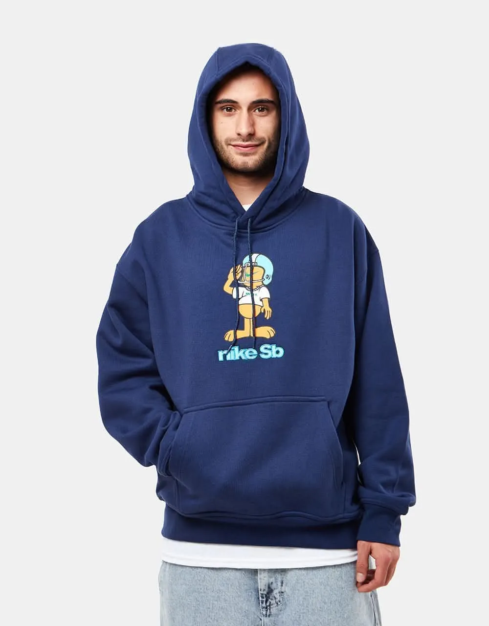 Nike SB Salute GFX Pullover Hoodie - Midnight Navy