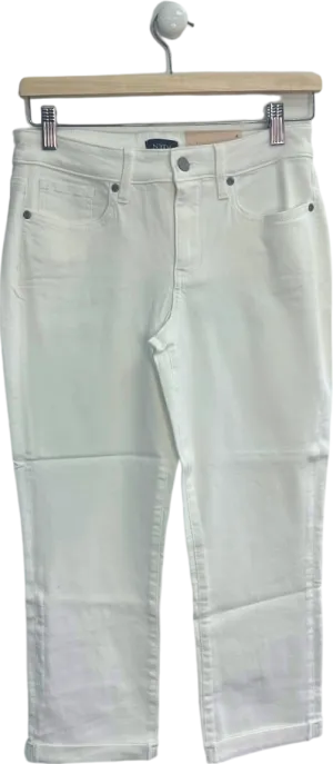 NYDJ White Chloe Crop Jeans Size UK 12