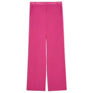 Patrizia Pepe Elegant Fuchsia Palazzo Trousers