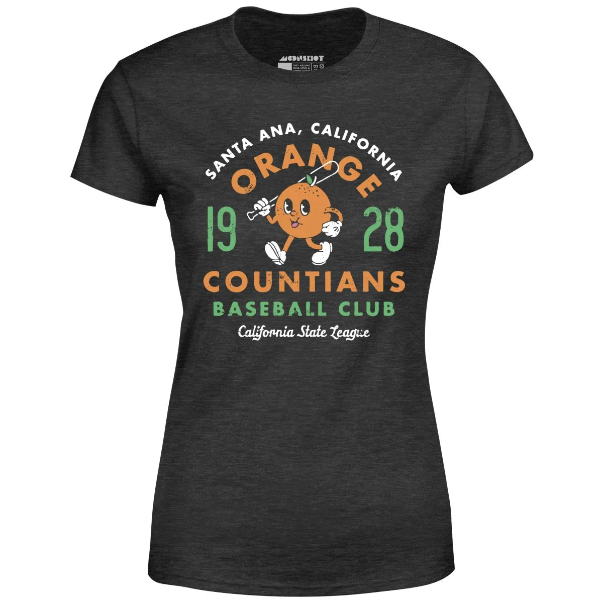 Santa Ana Orange Countians - California - Vintage Defunct Baseball Teams - Women's T-Shirt