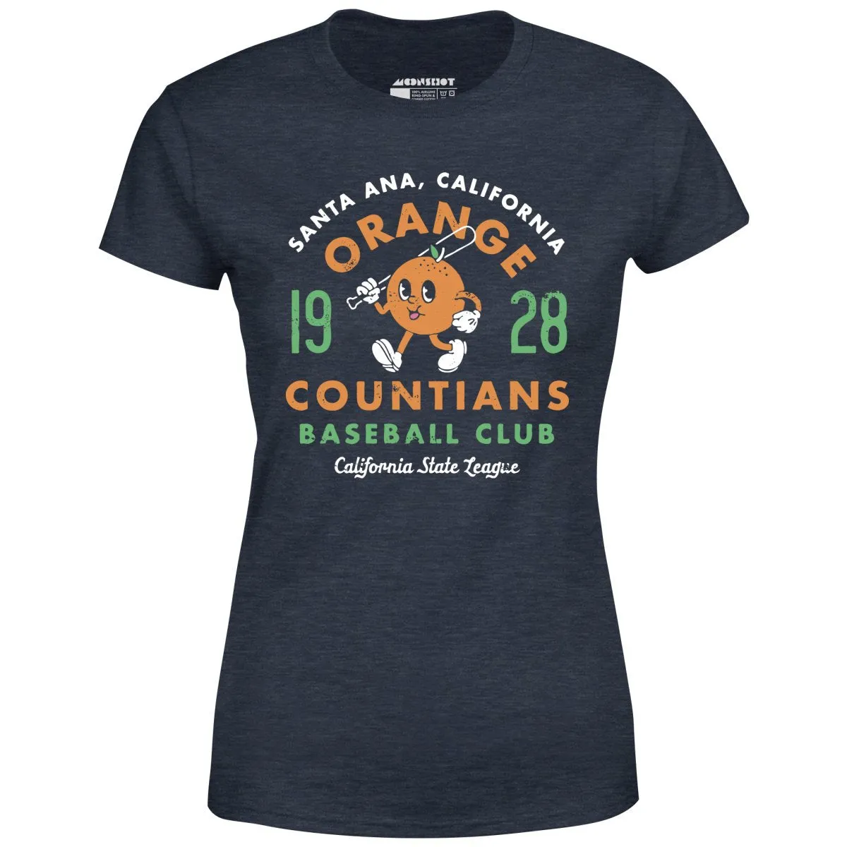 Santa Ana Orange Countians - California - Vintage Defunct Baseball Teams - Women's T-Shirt