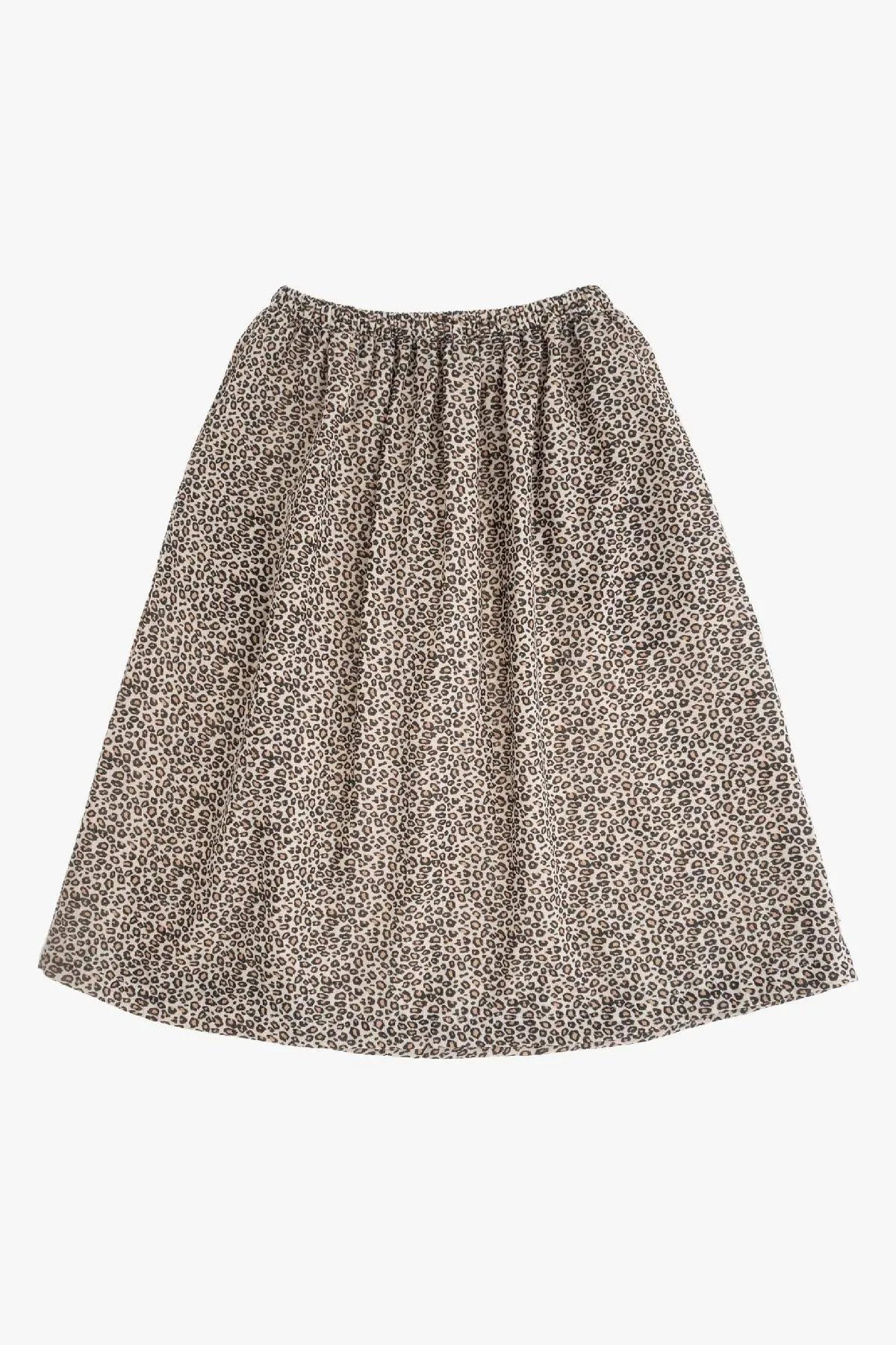 Tocoto Vintage Midi Leopard Print Girls Skirt