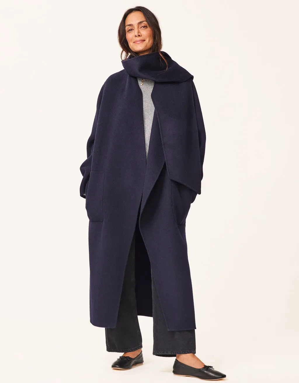 vanessa bruno valeran scarf coat