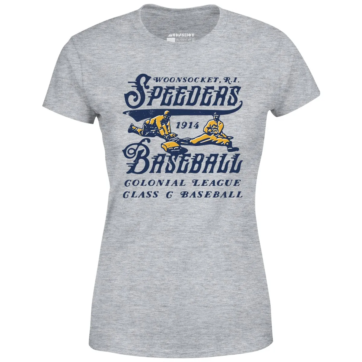 Woonsocket Speeders - Rhode Island - Vintage Defunct Baseball Teams - Women's T-Shirt