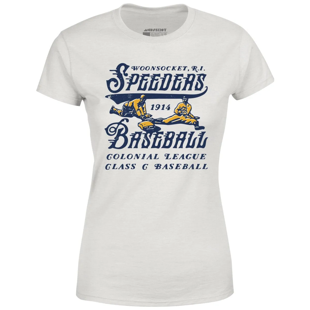 Woonsocket Speeders - Rhode Island - Vintage Defunct Baseball Teams - Women's T-Shirt